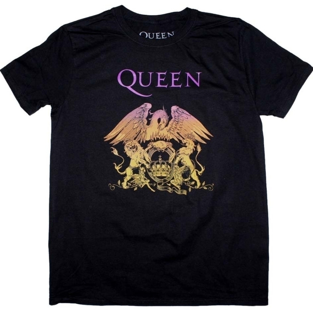 Queen Crest Gradient Rock Tee L
